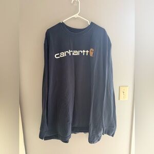 Carhartt Men’s Long Sleeve Original Fit Shirt Size 4XL 100% Cotton Crew Neck
